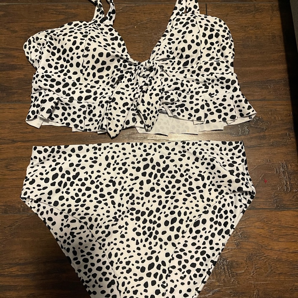 Dalmatian Shein Swimsuit